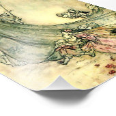 “Koningin van de feeën” door Arthur Rackham Foto Afdruk (Hoek)