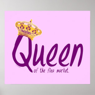 Koningin van de Flea-markt Poster
