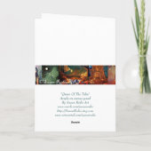 Koningin van de getijden - Goddess Art Wenskaart Kaart (Achterkant)