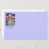 Koningin van de getijden Godin Art Stationery Briefpapier (Voorkant / Achterkant)