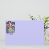 Koningin van de getijden Godin Art Stationery Briefpapier (Staand voorkant)