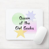 Koningin van de Girl Geeks Muismat (Met muis)