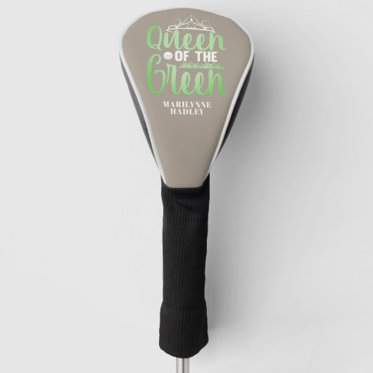 Koningin Van De Green Golfheadcover (Voorkant)