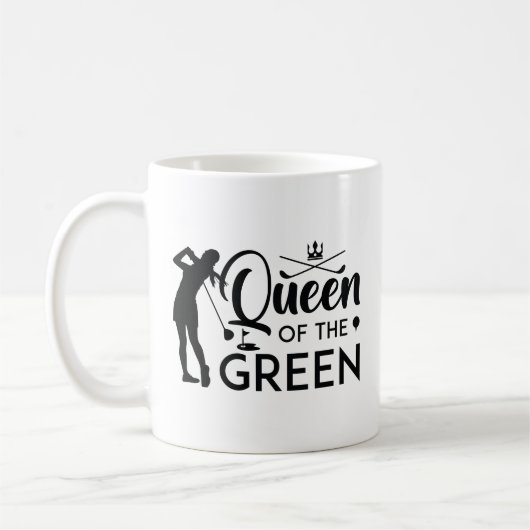 Koningin Van De Green Koffiemok (Links)