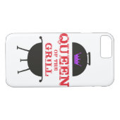 Koningin van de Gril, Paarse kroonrood Case-Mate iPhone Case (Achterkant (Horizontaal))