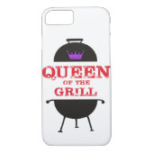 Koningin van de Gril, Paarse kroonrood Case-Mate iPhone Case (Achterkant)