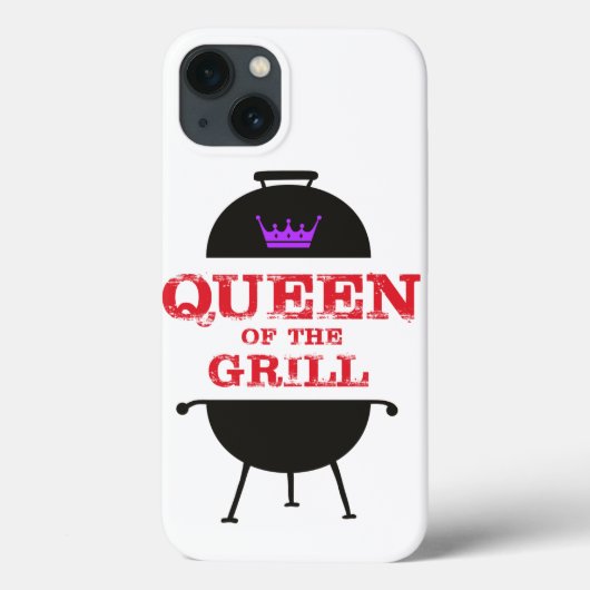 Koningin van de Gril, Paarse kroonrood Case-Mate iPhone Case (Achterkant)
