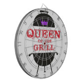 Koningin van de Gril, Paarse kroonrood Dartbord (Voorkant Links)