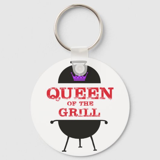 Koningin van de Gril, Paarse kroonrood Sleutelhanger (Voorkant)