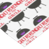 Koningin van de Gril, Paarse kroonrood Tafelkleed (Gekanteld)