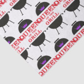 Koningin van de Gril, Paarse kroonrood Tissuepapier (Detail)