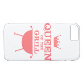 Koningin van de Gril, roze Case-Mate iPhone Case (Achterkant (Horizontaal))