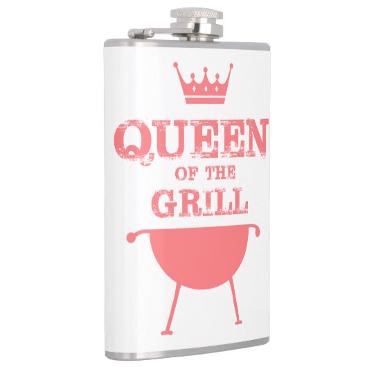 Koningin van de Gril, roze Heupfles (Rechts)