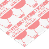 Koningin van de Gril, roze Korte Tafelloper (Hoek)