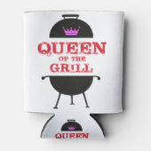 Koningin van de Gril, roze kroonrood Blikjeskoeler (Voorkant)