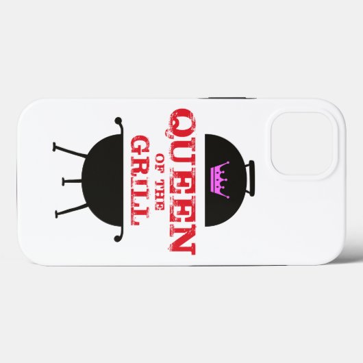 Koningin van de Gril, roze kroonrood Case-Mate iPhone Case (Achterkant (horizontaal))