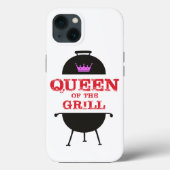 Koningin van de Gril, roze kroonrood Case-Mate iPhone Case (Achterkant)