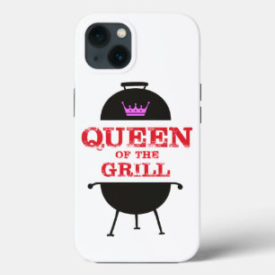 Koningin van de Gril, roze kroonrood Case-Mate iPhone Case