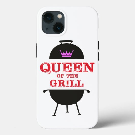 Koningin van de Gril, roze kroonrood Case-Mate iPhone Case (Achterkant)