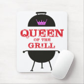 Koningin van de Gril, roze kroonrood Muismat (Met muis)