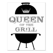 Koningin van de Gril, roze kroonrood Rubberstempel (Afrduk)