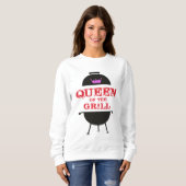 Koningin van de Gril, roze kroonrood Trui (Voorkant volledig)