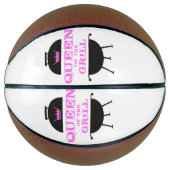 Koningin van de Gril, roze kroonroze Basketbal (Voorkant)