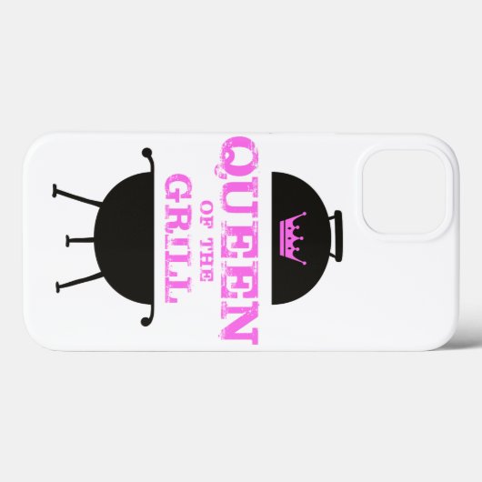 Koningin van de Gril, roze kroonroze Case-Mate iPhone Case (Achterkant (horizontaal))