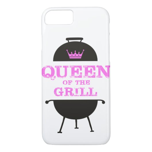 Koningin van de Gril, roze kroonroze Case-Mate iPhone Case (Achterkant)