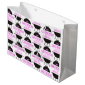 Koningin van de Gril, roze kroonroze Groot Cadeauzakje (Voorkant Gekanteld)