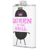 Koningin van de Gril, roze kroonroze Heupfles (Links)