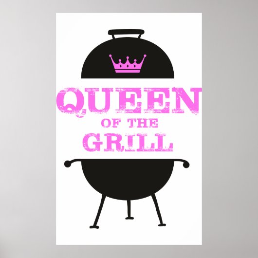 Koningin van de Gril, roze kroonroze Poster (Voorkant)