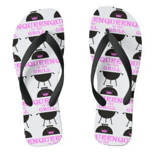 Koningin van de Gril, roze kroonroze Teenslippers