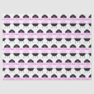 Koningin van de Gril, roze kroonroze Tissuepapier