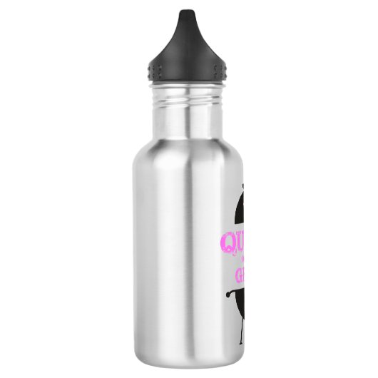 Koningin van de Gril, roze kroonroze Waterfles (Links)