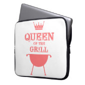 Koningin van de Gril, roze Laptop Sleeve (Voorkant Links)