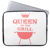 Koningin van de Gril, roze Laptop Sleeve (Voorkant)