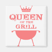 Koningin van de Gril, roze Magneet (Voorkant)