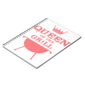 Koningin van de Gril, roze Notitieboek (Linkerzijde)