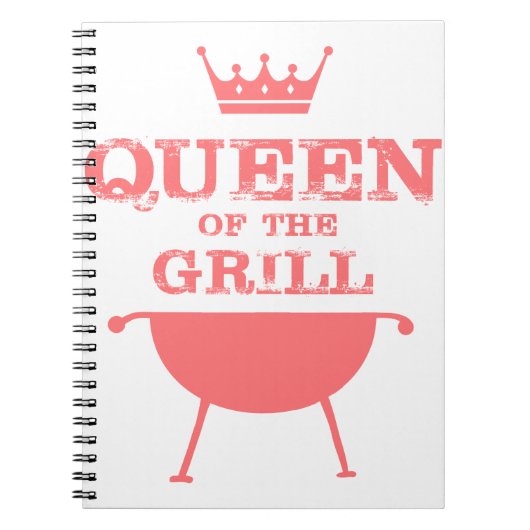 Koningin van de Gril, roze Notitieboek (Voorkant)