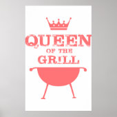 Koningin van de Gril, roze Poster (Voorkant)