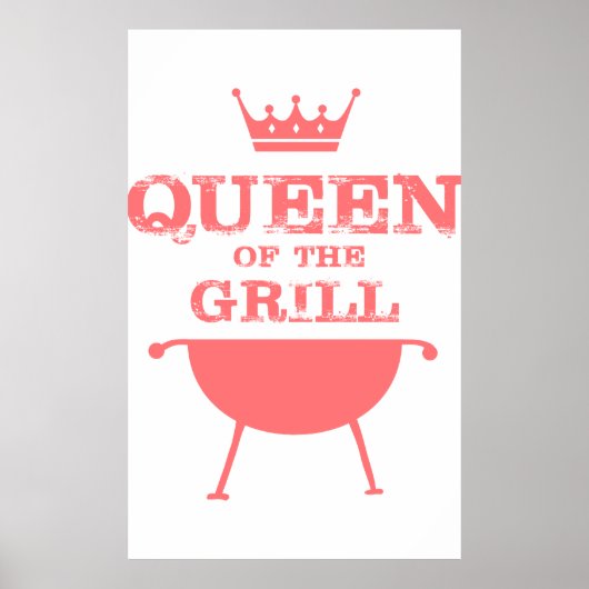Koningin van de Gril, roze Poster (Voorkant)