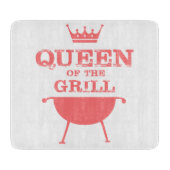 Koningin van de Gril, roze Snijplank (Voorkant)