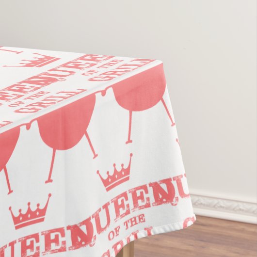 Koningin van de Gril, roze Tafelkleed (Voorbeeld)