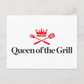 Koningin van de Grill Briefkaart (Voorkant)