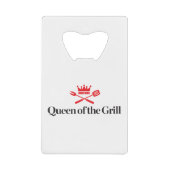 Koningin van de Grill Creditkaart Flessenopener (Voorkant)