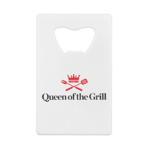 Koningin van de Grill Creditkaart Flessenopener