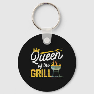 Koningin Van De Grill Grappig Gerookt Vlees Bbq Ro Sleutelhanger