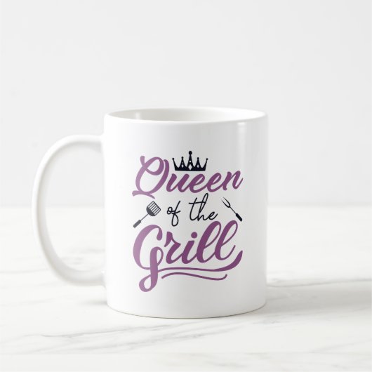 Koningin van de Grill Koffiemok (Links)