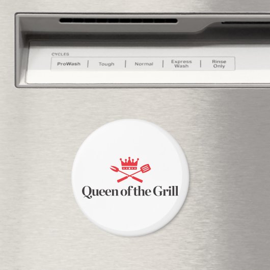 Koningin van de Grill Magneet (Insitu (Vaatwasser))